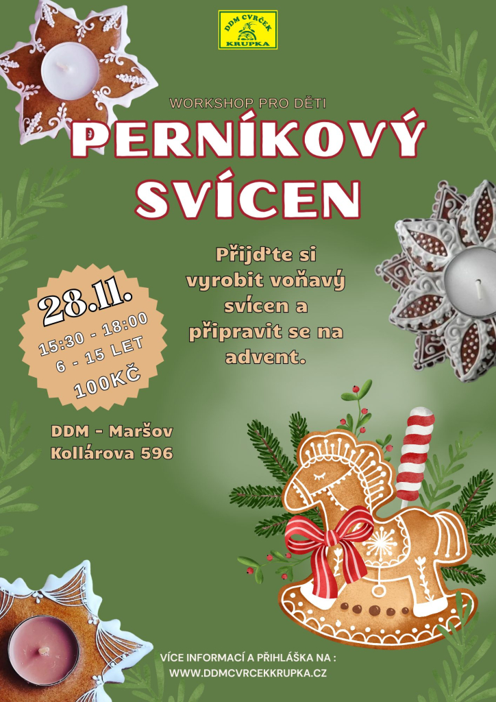 Perníkový svícen