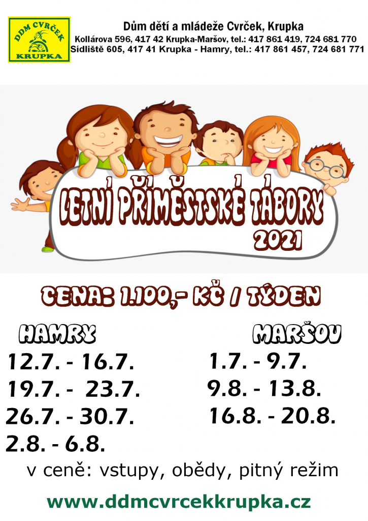 Letní příměstské tábory