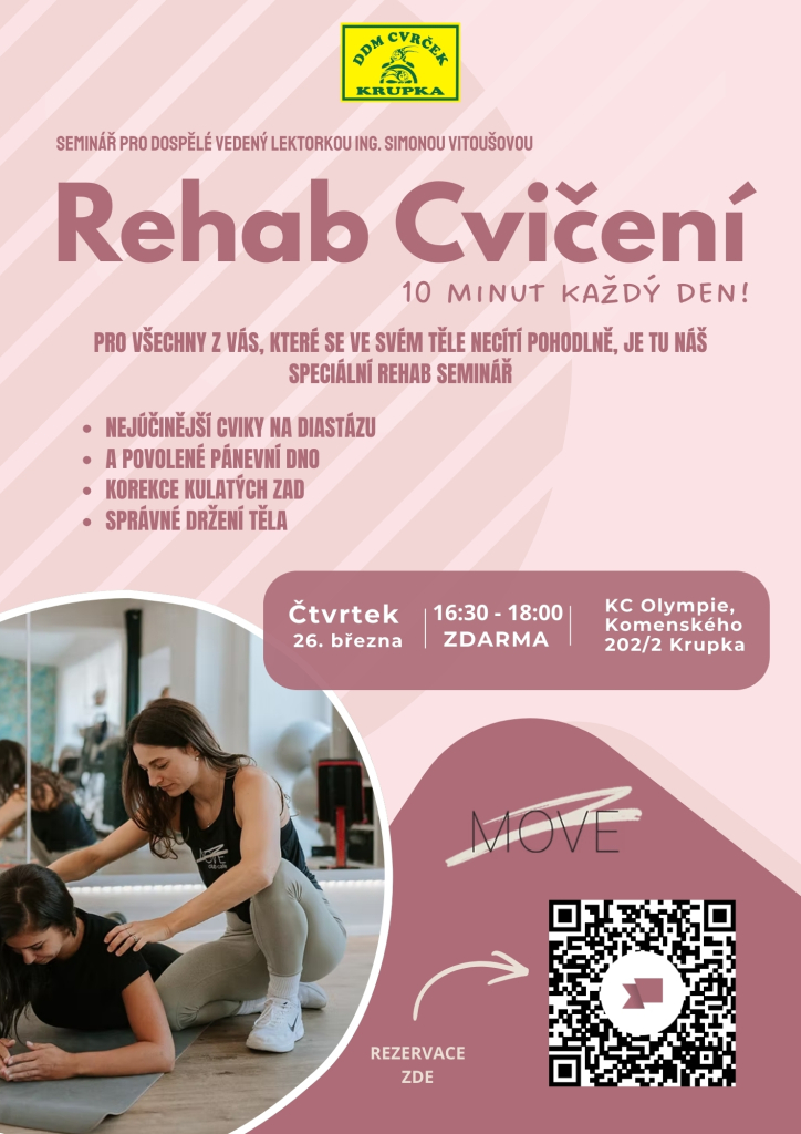 Rehab cvičení, 10 minut každý den!