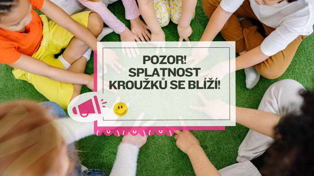 Připomínka: úhrada kroužků za 2. pololetí do 31. března