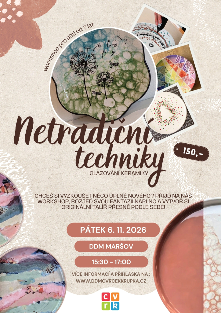 Netradiční techniky glazování keramiky