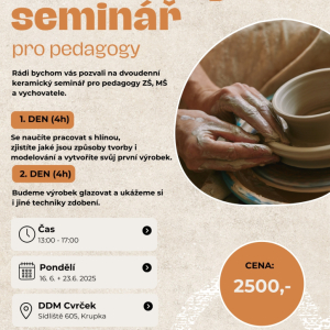 Keramický seminář pro pedagogy