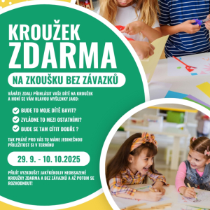 VYZKOUŠEJTE KROUŽEK ZDARMA