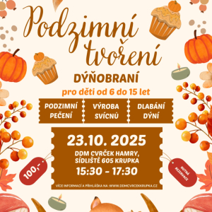 Podzimní tvoření - dýňobraní
