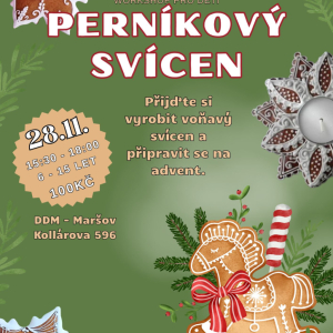 Perníkový svícen