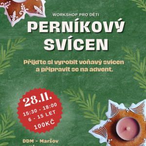 Perníkový svícen