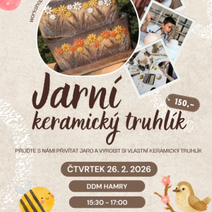 Jarní keramický truhlík