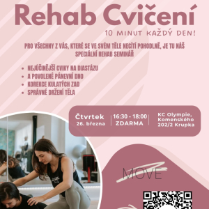 Rehab cvičení, 10 minut každý den!